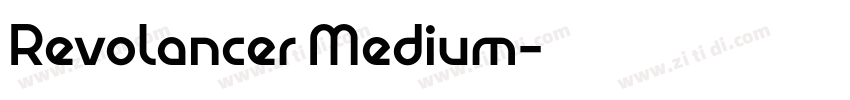 Revolancer Medium字体转换